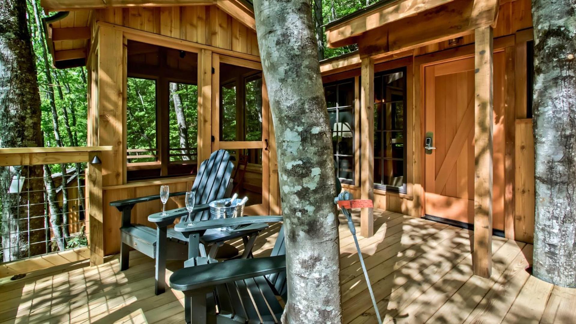 הוילה גטלינבורג The Dogwood In Treehouse Grove At Norton Creek מראה חיצוני תמונה